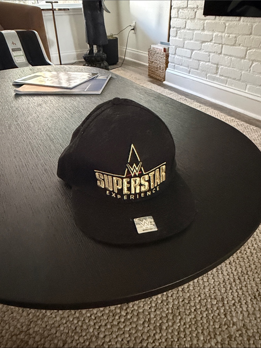 New WWE Black and Gold Superstar Experience Hat